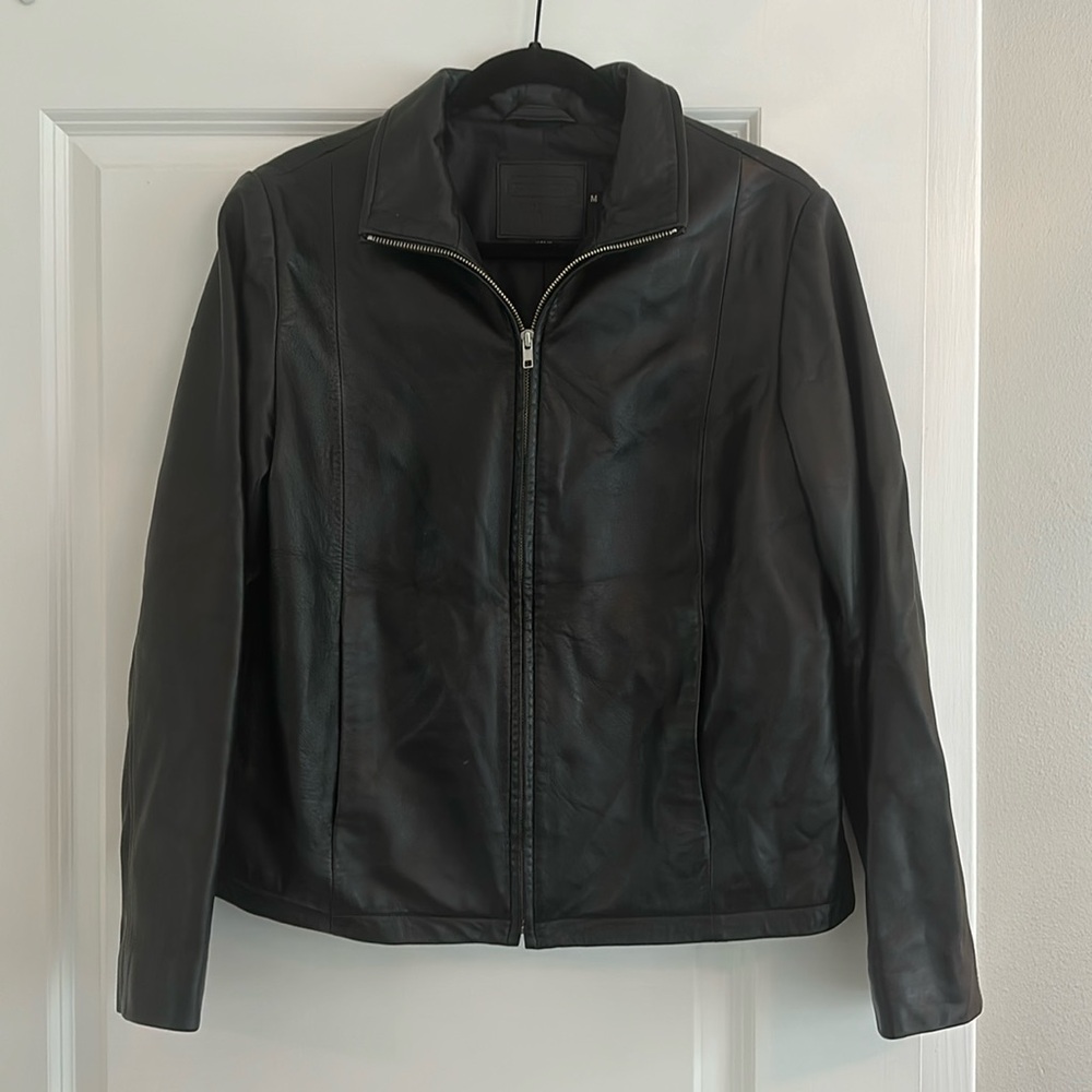 Coach Women’s 1941 Zipper Leather Jacket